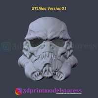Stormtrooper Star Wars Zombie Helmet Cosplay Costume Halloween  - Thumbnail 8