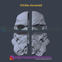 Stormtrooper Star Wars Zombie Helmet Cosplay Costume Halloween  - Thumbnail 9