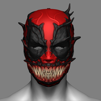 Deadpool Venom Mask Cosplay Halloween Helmet - Thumbnail 2