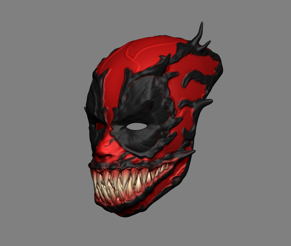 Deadpool Venom Mask Cosplay Halloween Helmet 3D Print 259961