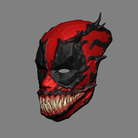 Deadpool Venom Mask Cosplay Halloween Helmet - Thumbnail 4