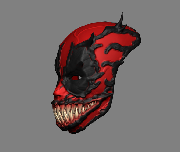 Deadpool Venom Mask Cosplay Halloween Helmet 3D Print 259962