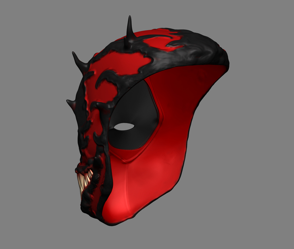 Deadpool Venom Mask Cosplay Halloween Helmet 3D Print 259964