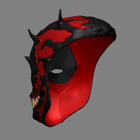Deadpool Venom Mask Cosplay Halloween Helmet - Thumbnail 7