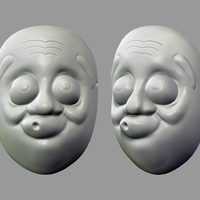 Death Note Mask Hyottoko L Costume Cosplay Halloween Helmet - Thumbnail 13