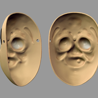 Death Note Mask Hyottoko L Costume Cosplay Halloween Helmet - Thumbnail 15