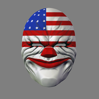 Payday the Heist Dallas Game Mask Cosplay  - Thumbnail 3