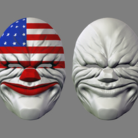 Payday the Heist Dallas Game Mask Cosplay  - Thumbnail 9