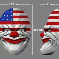 Payday the Heist Dallas Game Mask Cosplay  - Thumbnail 11