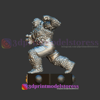 Super Thing Fantastic Four Statue 3D Printable - Thumbnail 3