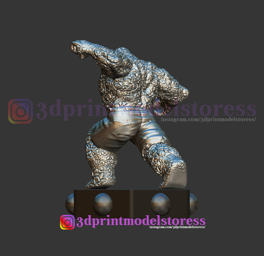 Super Thing Fantastic Four Statue 3D Printable 3D Print 260016