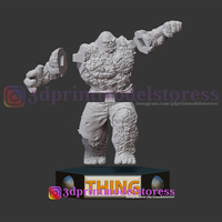Super Thing Fantastic Four Statue 3D Printable - Thumbnail 10