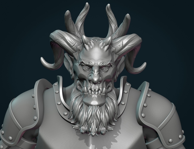 Demon figure III 3D Print 260055