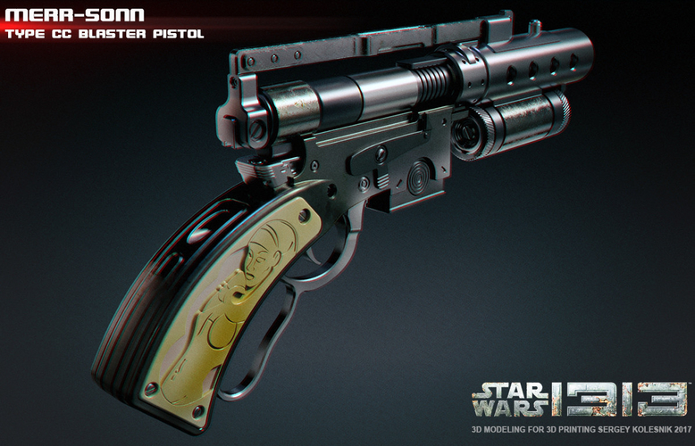 Merr-Sonn type CC Blaster Pistol 3D Print 260068