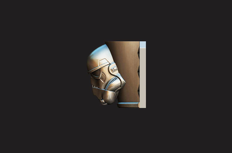 PENCIL HOLDER - Storm trooper - STAR WARS 3D Print 260195