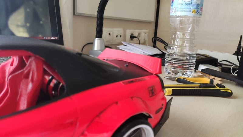 Duck Rear Spoiler Rc 1/10  // Aleron cola de pato para Rc