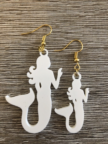 Mermaid earrings (two files!)