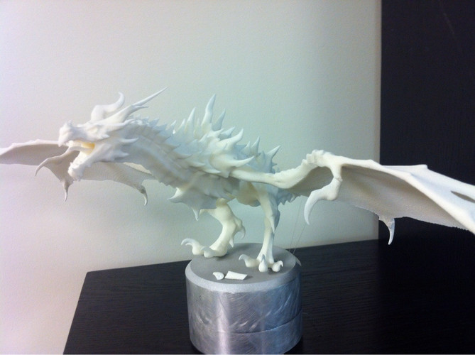 Low-Medium Poly Alduin from Skyrim