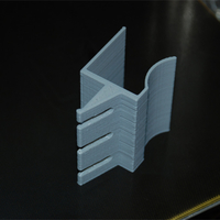 Clampable Cable Holder (customizable with OpenSCAD) - Thumbnail 2