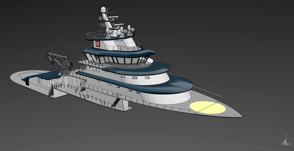 UT515 UPPERS DECK 1/75 MODEL 3D Print 260296