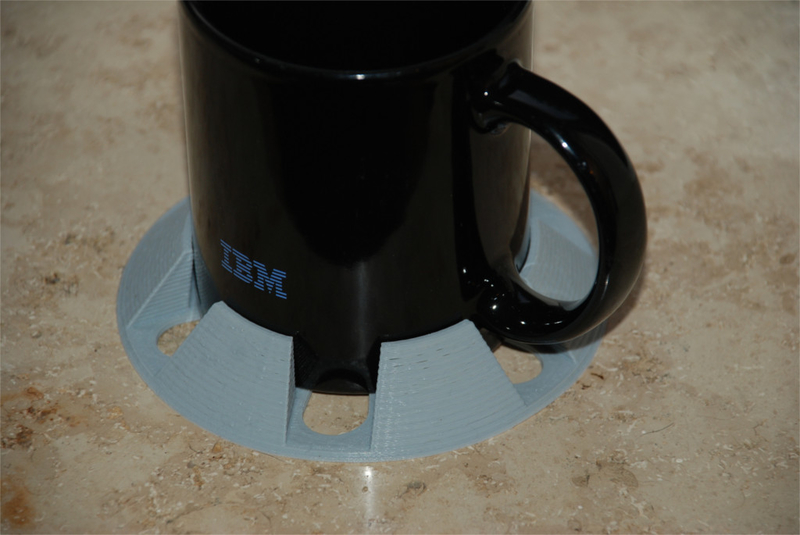Mug Tilt Protection (customizable with OpenSCAD)