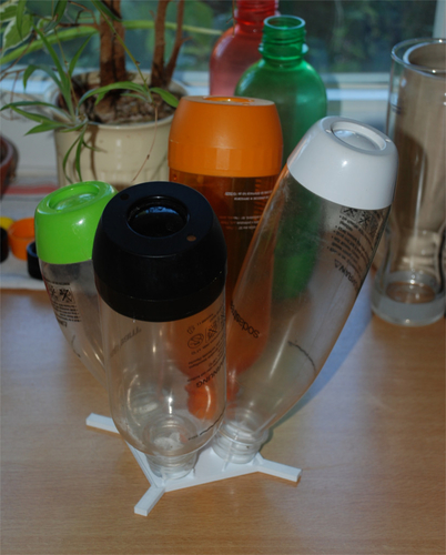 Quadruple Drying Stand for SodaStream PET Bottles