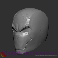 Red Hood Rebirth Helmet -  Red Hood Mask Jason Todd Superhero  - Thumbnail 3
