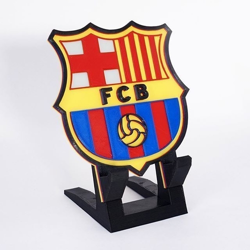Barcelona Soccer Stand Cellphone 3D Print 260343