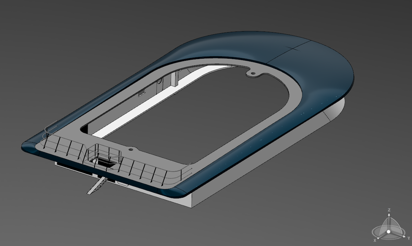 UT515 UPPERS DECK 1/75 MODEL 3D Print 260376