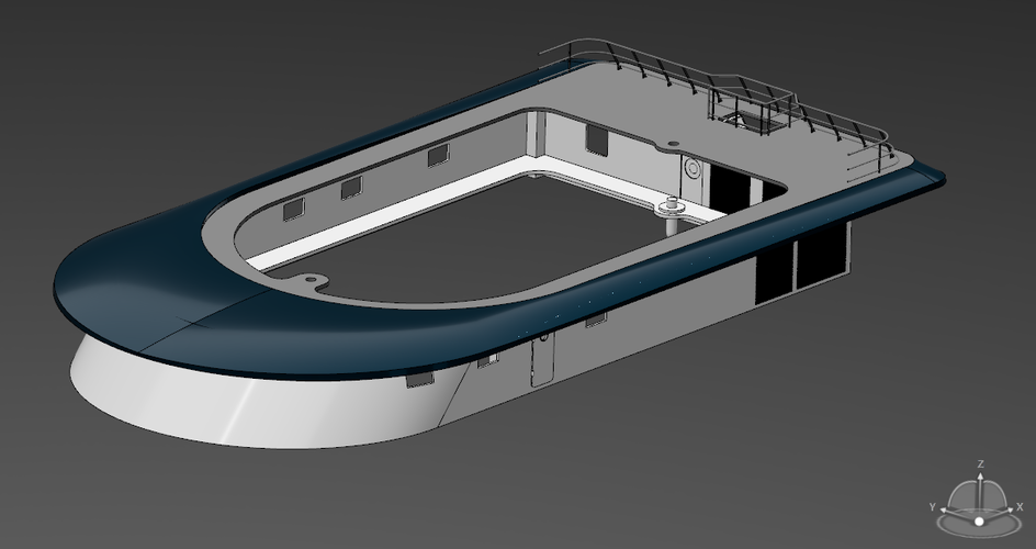 UT515 UPPERS DECK 1/75 MODEL 3D Print 260377