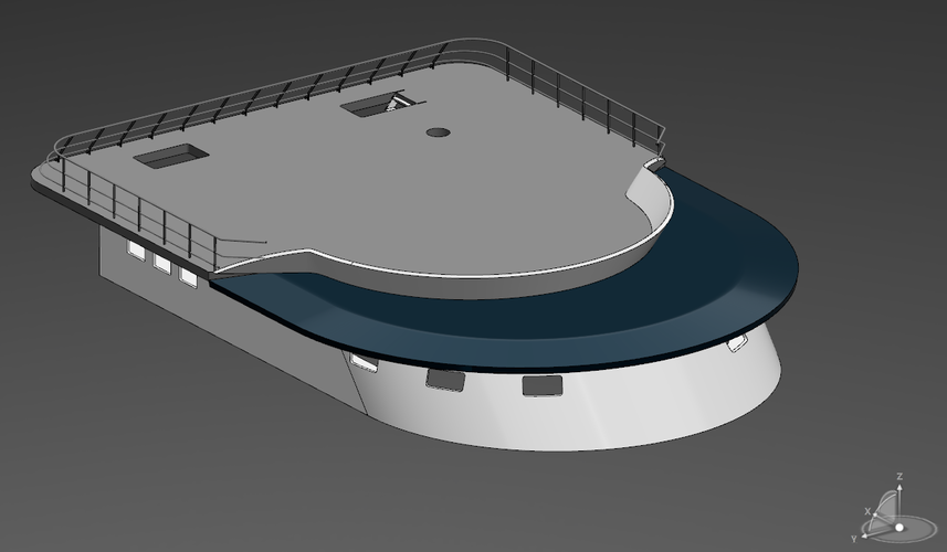 UT515 UPPERS DECK 1/75 MODEL 3D Print 260378