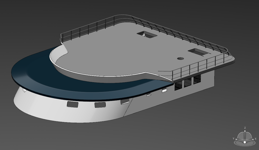 UT515 UPPERS DECK 1/75 MODEL 3D Print 260379