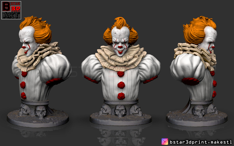 Pennywise Bust High quality - from IT chapter Two 2019
