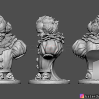 Pennywise  Bust High quality - from IT chapter Two 2019 - Thumbnail 2