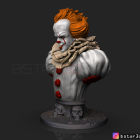 Pennywise  Bust High quality - from IT chapter Two 2019 - Thumbnail 4