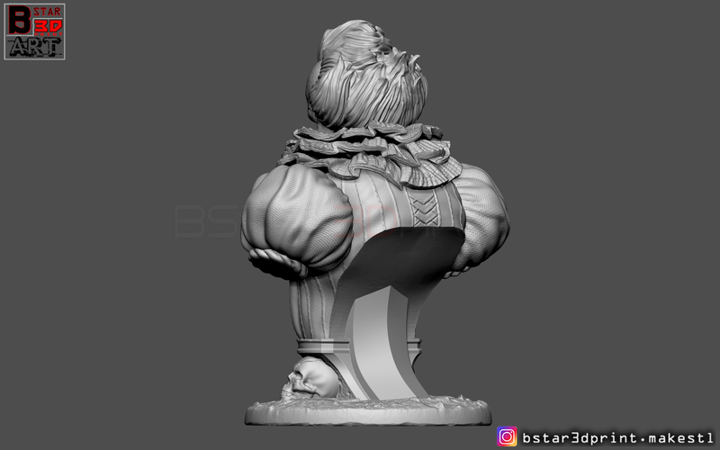 Pennywise  Bust High quality - from IT chapter Two 2019 3D Print 260578