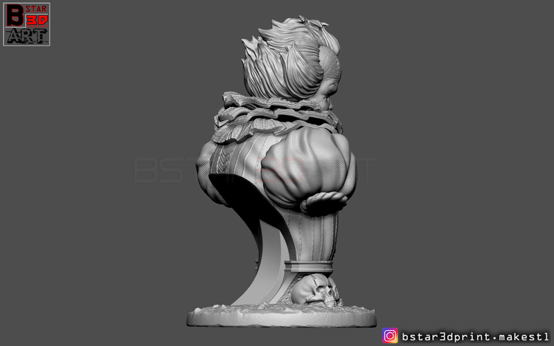 Pennywise  Bust High quality - from IT chapter Two 2019 3D Print 260580