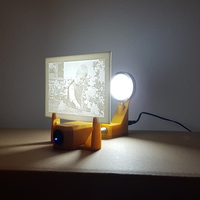 LED-Stand for your own lithophane photo - Thumbnail 2