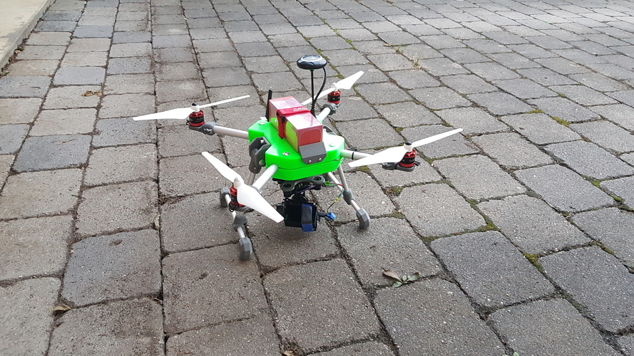 Drone - Quadrocopter 3D Print 260632