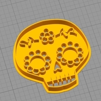 MEXICAN SKULL COOKIE CUTTER - Thumbnail 1