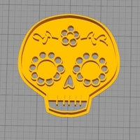 MEXICAN SKULL COOKIE CUTTER - Thumbnail 3