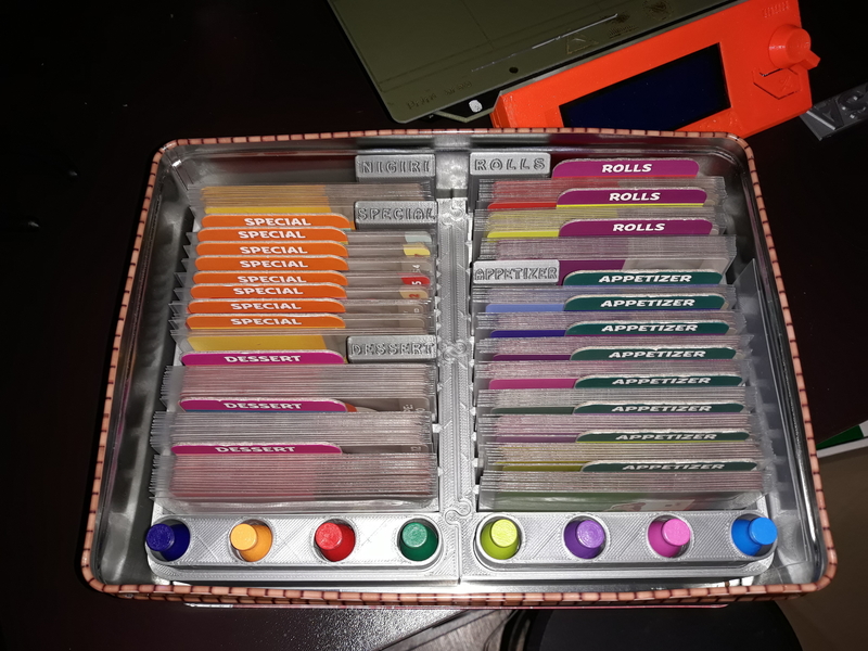 Sushi Go Party Organizer Insert - for perfect fit sleeves