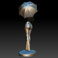 Girl with an umbrella - Thumbnail 3