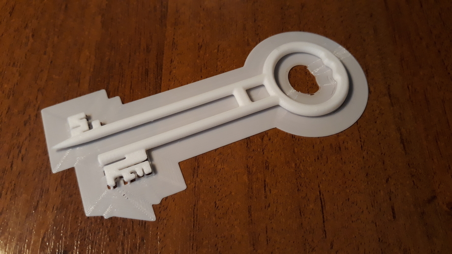 Davy Jones Key 3D Printed Prop for Cosplay and Costume 