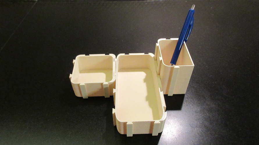 Connect and stackable box system 3D Print 261016