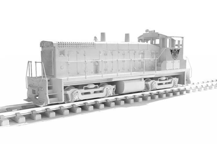 OpenRailway EMD SW1500 1:32 Locomotive 3D Print 26110