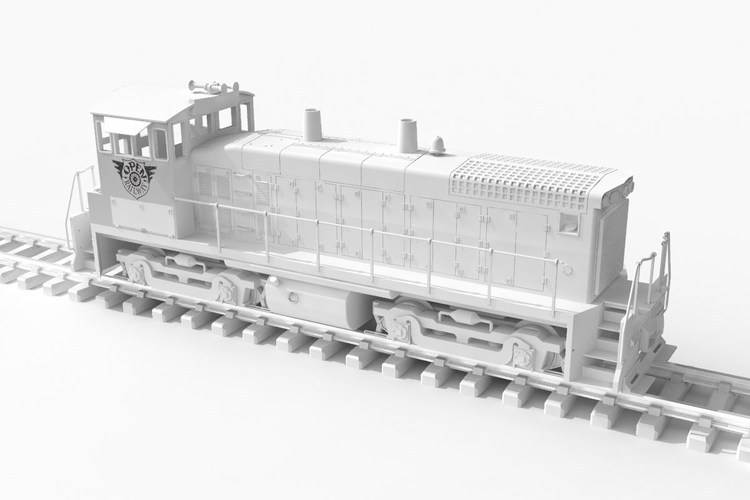 OpenRailway EMD SW1500 1:32 Locomotive 3D Print 26111