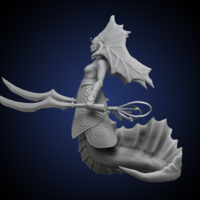 Dota 2 Fanart Naga Siren 3D print model - Thumbnail 3