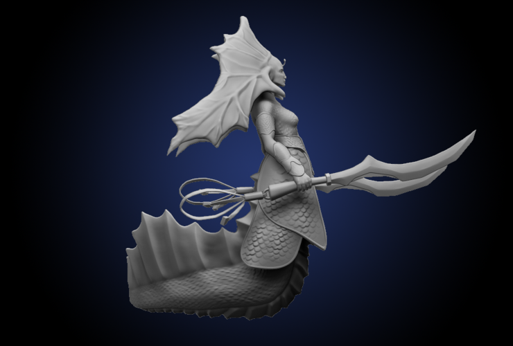 Dota 2 Fanart Naga Siren 3D print model 3D Print 261127