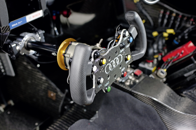 3D Printed DIY AUDI RS5 DTM STEERING WHEEL by SimWheel Designs | Pinshape